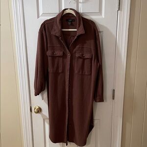 Forever 21 Chocolate Brown Knit Top
